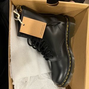 NEW BLACK DOC MARTENS SELLING FOR $100